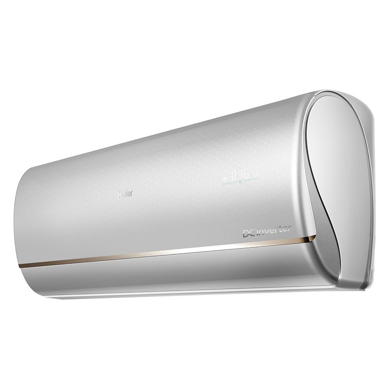 Инверторный настенный кондиционер серебристого цвета Haier AS35S2SJ1FA-S/1U35JECFRA