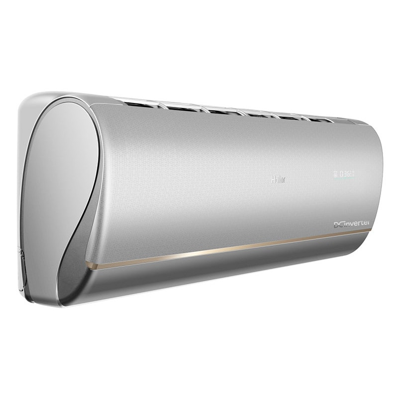 Инверторный настенный кондиционер серебристого цвета Haier AS35S2SJ1FA-S/1U35JECFRA