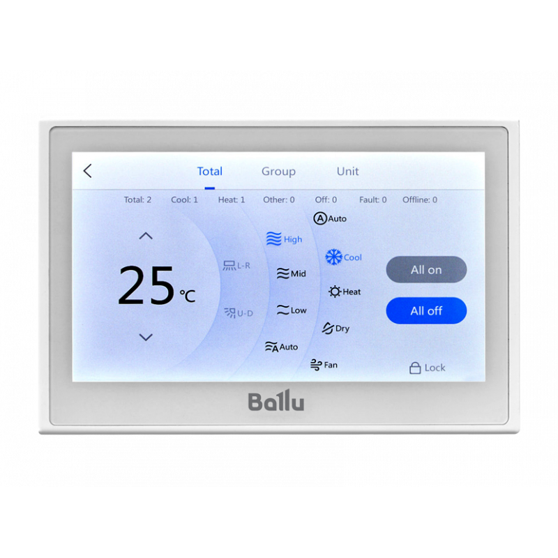 Кассетный кондиционер Ballu BLC_C-12H N1_21Y (compact)