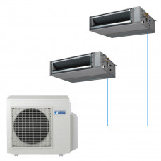 Канальная средненапорная сплит-система Daikin FBA на 2 комнаты