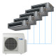 Канальная средненапорная мульти-сплит-система Daikin FBA на 5 комнат