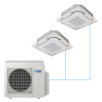Кассетная сплит-система Daikin FCAG на 2 комнаты