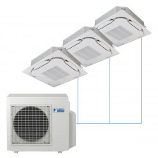 Кассетная сплит-система Daikin FCAG на 3 комнаты