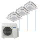 Кассетная мульти-сплит-система Daikin FCAG на 3 комнаты