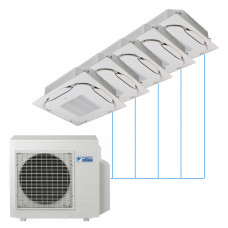 Кассетная сплит-система Daikin FCAG на 5 комнат