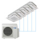 Кассетная мульти-сплит-система Daikin FCAG на 5 комнат