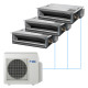 Канальная низконапорная мульти-сплит-система Daikin FDXM на 3 комнаты