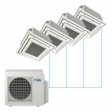 Кассетная сплит-система Daikin FFA на 4 комнаты