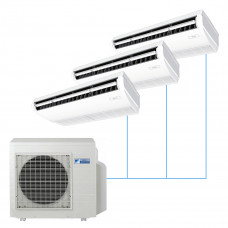 Подпотолочная сплит-система Daikin на 3 комнаты