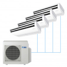 Подпотолочная сплит-система Daikin на 4 комнаты