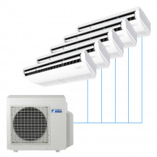 Подпотолочная сплит-система Daikin на 5 комнат