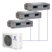 Канальная сплит-система Electrolux R32 на 3 комнаты