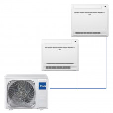 Консольная сплит-система Haier на 2 комнаты