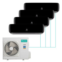 Hisense Premium Black FM DC Inverter на 4 комнаты