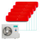 Настенная мульти-сплит-система Hisense Premium Red FM DC Inverter на 5 комнат