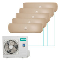 Hisense Premium Champagne FM DC Inverter на 5 комнат