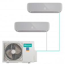 Hisense Silver FM DC Inverter на 2 комнаты