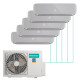 Настенная мульти-сплит-система Hisense Silver FM DC Inverter на 5 комнат