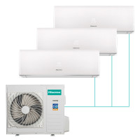 Настенная мульти-сплит-система Hisense Smart Fm Dc Inverter R32 на 3 комнаты