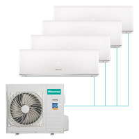 Настенная мульти-сплит-система Hisense Smart Fm Dc Inverter R32 на 4 комнаты