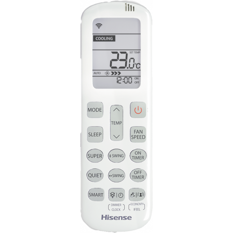 Настенная мульти-сплит-система Hisense Silver FM DC Inverter R32 на 4 комнаты