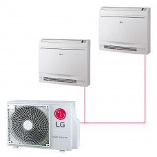 Консольная сплит-система LG на 2 комнаты