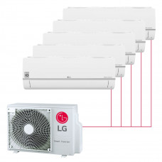 Настенная сплит-система LG Standard Plus на 5 комнат