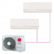 Настенная сплит-система LG Standard Plus S на 2 комнаты