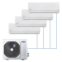 Настенная мульти-сплит-система MDV Forest Inverter на 4 комнаты