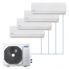Настенная мульти-сплит-система MDV Forest Inverter на 4 комнаты