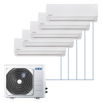 Настенная мульти-сплит-система MDV Forest Inverter на 5 комнат