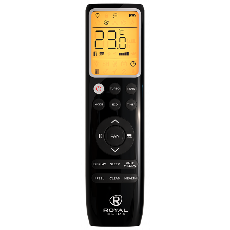 Инверторный кондиционер черного цвета Royal Clima RCI-RSN55HN