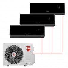 Настенная сплит-система Royal Thermo Barocco DC Black на 3 комнаты