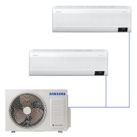 Настенная сплит-система Samsung WindFree на 2 комнаты
