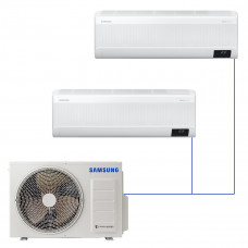 Настенная сплит-система Samsung WindFree на 2 комнаты