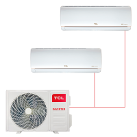 Настенная мульти-сплит-система TCL One Inverter на 2 комнаты