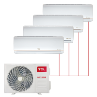 Настенная мульти-сплит-система TCL One Inverter на 4 комнаты