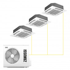 Кассетная сплит-система Zanussi Multi Combo ERP DC на 3 комнаты