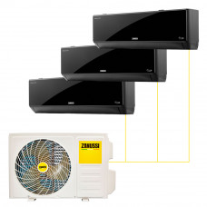Настенная сплит-система Zanussi Multi Combo ERP DC 2 Black на 3 комнаты