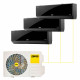 Настенный кондиционер Zanussi Multi Combo ERP DC 2 Black на 3 комнаты