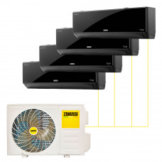 Настенная сплит-система Zanussi Multi Combo ERP DC 2 Black на 4 комнаты