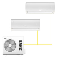 Настенная мульти-сплит-система Zanussi Multi Combo ERP DC на 2 комнаты