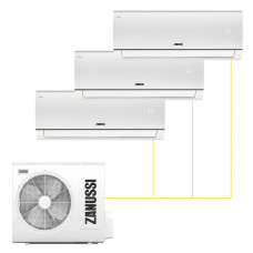 Настенная мульти-сплит-система Zanussi Multi Combo ERP DC на 3 комнаты