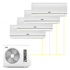 Настенная мульти-сплит-система Zanussi Multi Combo ERP DC на 4 комнаты