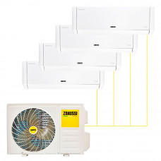 Настенная сплит-система Zanussi Multi Combo ERP DC 2 White на 4 комнаты