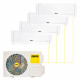 Настенный кондиционер Zanussi Multi Combo ERP DC 2 White на 4 комнаты